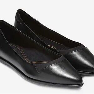 COLE HAAN Grand Ambition Skimmer Black Flats Pointed Toe Loafers